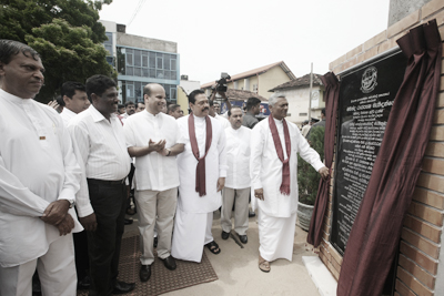 Opening of the N U Jayawardena Mawatha