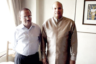 Moragoda meets Indian National Security Advisor