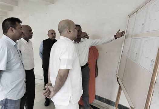 HC Moragoda inspects renovations at Lanka Buddhist Pilgrims Rest